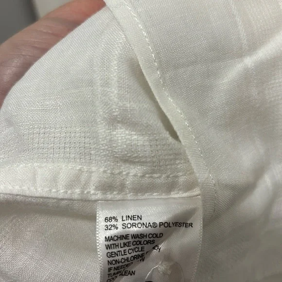 Tommy Bahama White Men's Shirt - Picture 5 of 6